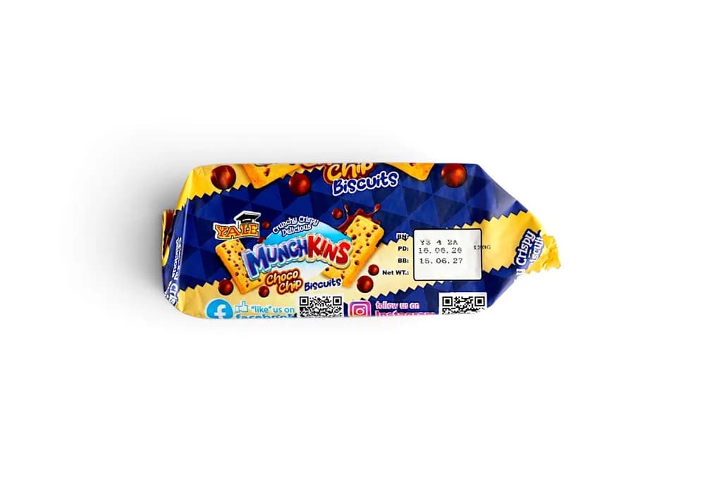 Yale Biscuits Munchkins Choco Chip 120g – photo 2