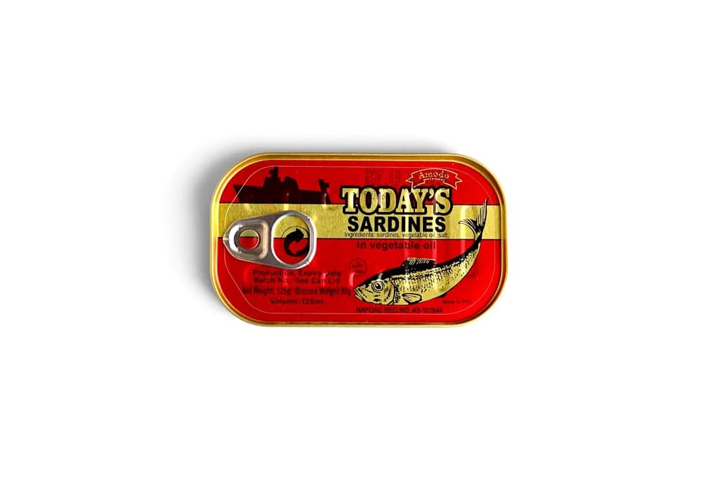 Today's Sardines In Vegetable Oil 125g