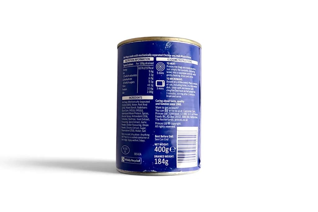 Princes Canned Hot Dogs In Brine 400g – photo 2
