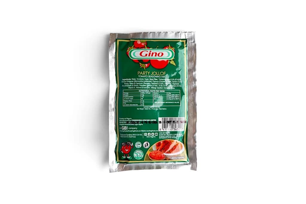 Gino Party Jollof Tomato Seasoning Mix 50g – photo 2